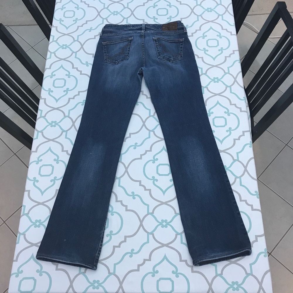 💙👖BIG STAR!! DARK WASH!!👖💙28 5/6 32” AWESOME!! - Picture 5 of 8